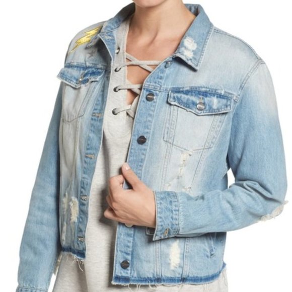 Sanctuary Jackets & Blazers - Sanctuary Milkyway Walker Denim Jacket NWT S